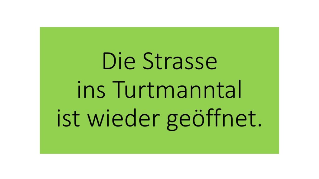 Strassenoeffnung